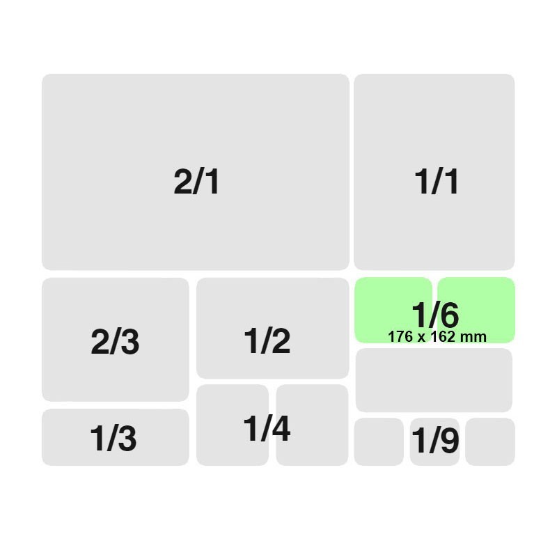 CUVETE  POLICABONATO  GN 1/6